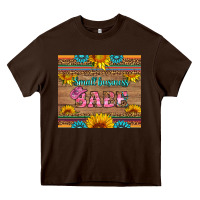 Chocolate Brown small business babe Heavy Core Tee - HRA Design Shop