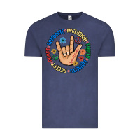 Vintage Denim advocate inclusion equity equality accept adapt Vintage Tee - MaliasSmallBusiness