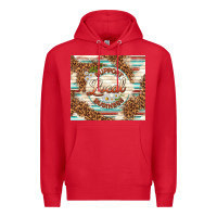 Red support local business Premium Hoodie - TumblerDesignByShophia