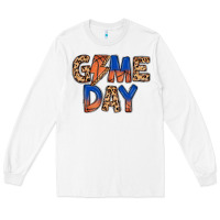 White game day basketball Long Sleeve Tee - MaliasSmallBusiness
