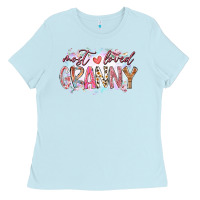 Baby Blue most loved granny Ladies Tee - RacoonDesign