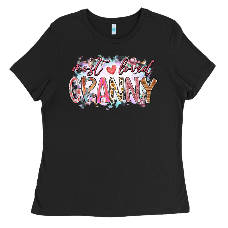 Most Loved Granny Ladies Tee by RacoonDesign | Teevron