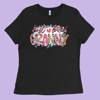 Most Loved Granny Ladies Tee Designed By Racoondesign