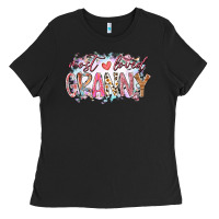 Black most loved granny Ladies Tee - RacoonDesign