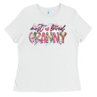 White most loved granny Ladies Tee - RacoonDesign