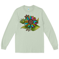 Matcha western sunflower Long Sleeve Tee - JahusDesignShop