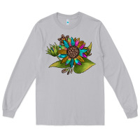 Moon Dust western sunflower Long Sleeve Tee - JahusDesignShop