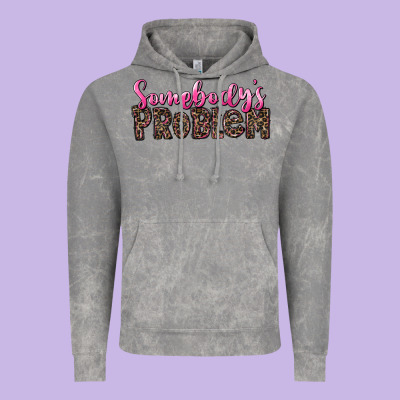 Western Somebody's Problem Vintage Hoodie Designed By Lillyallendesigns