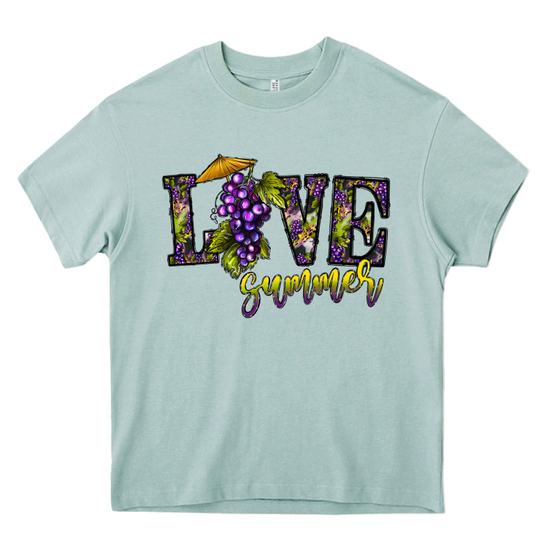 Love Summer Heavy Core Tee by CowhideDigitalArt | Teevron