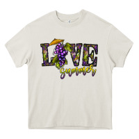 Cream love summer Heavy Core Tee - CowhideDigitalArt