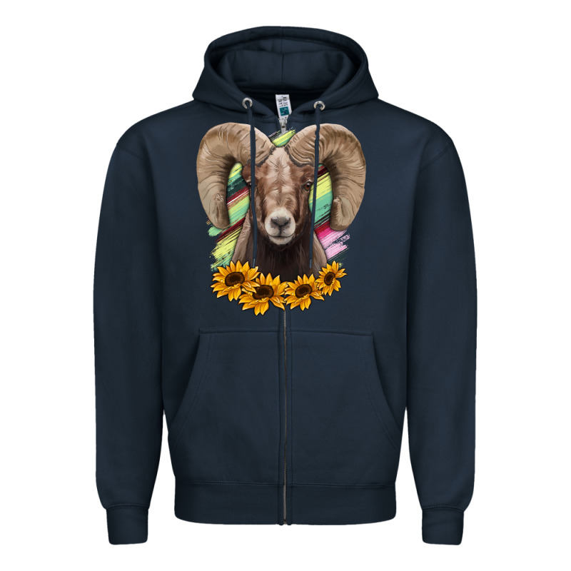 Texas Bighorn Sheep Zipper Hoodie by Bettercallsaul | Teevron