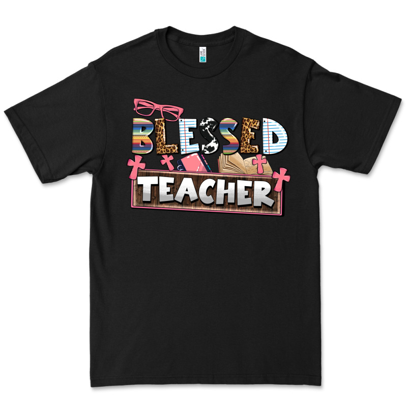 Blessed Teacher Premium Tee by AdoDesignShop | Teevron