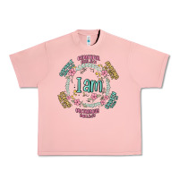 Salmon i am inspiration Urban Heavy Tee - MaliasSmallBusiness