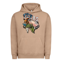 Pigment Burro Texas 4th of July Urban Hoodie - FaDigitalArtStudio