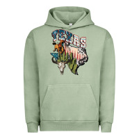 Pigment Oil Green Texas 4th of July Urban Hoodie - FaDigitalArtStudio
