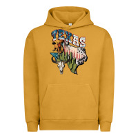 Pigment Peanut Butter Texas 4th of July Urban Hoodie - FaDigitalArtStudio