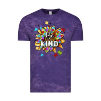 Cloud Purple be kind Vintage Tee - MaliasSmallBusiness