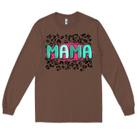 Chestnut mama leopard Long Sleeve Tee - MaliasSmallBusiness