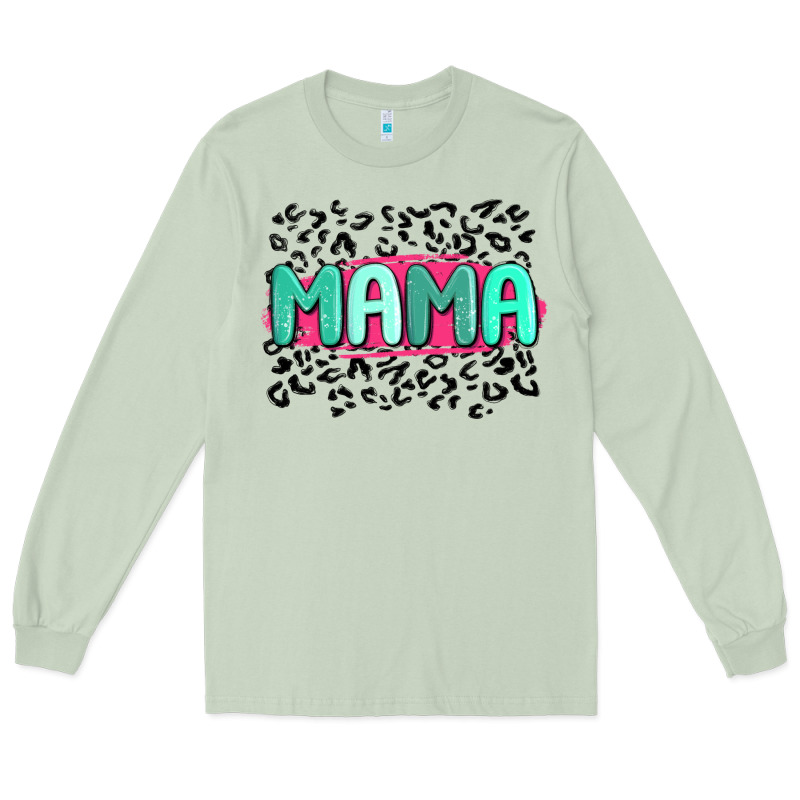 Mama Leopard Long Sleeve Tee by MaliasSmallBusiness | Teevron