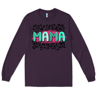 Plum mama leopard Long Sleeve Tee - MaliasSmallBusiness