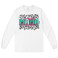 White mama leopard Long Sleeve Tee - MaliasSmallBusiness