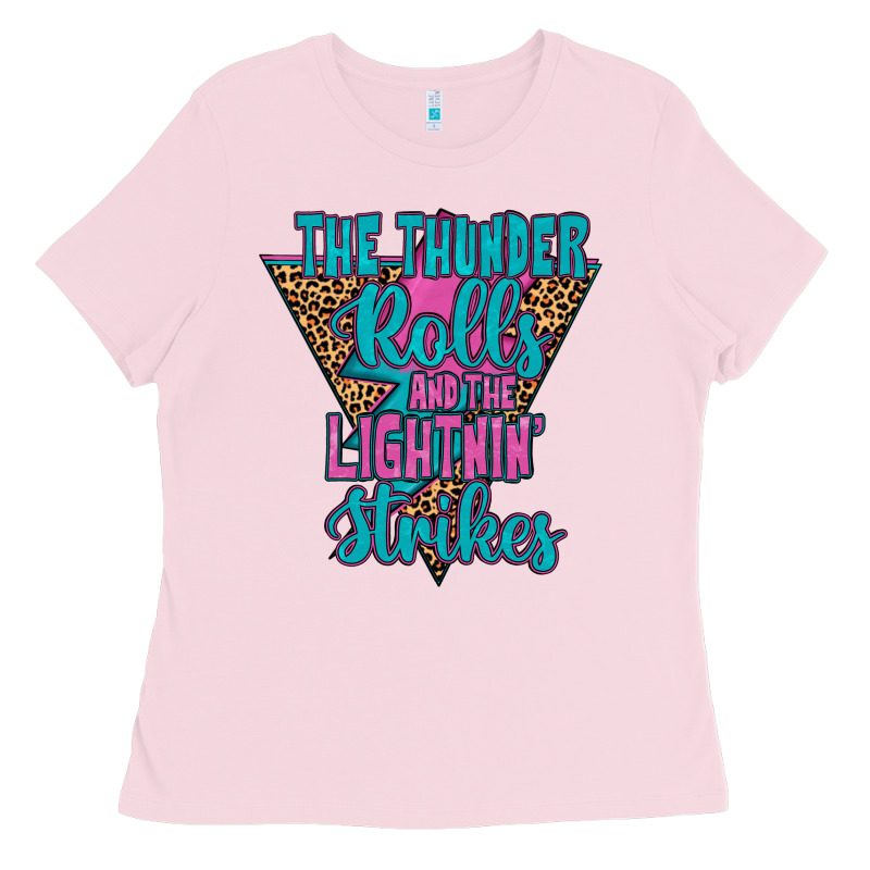 The Thunder Rolls And The Lightnin’ Strİkes Ladies Tee by JahusDesignShop | Teevron