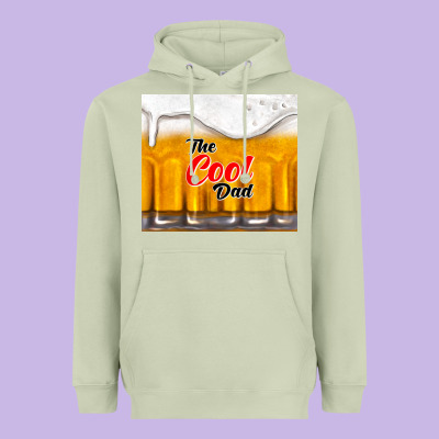 The Cool Dad And Beer Heavyweight Hoodie Designed By Tumblerdesignbyshophia