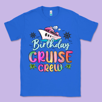 Birthday Cruise Crew Classic Tee Designed By Maliassmallbusiness