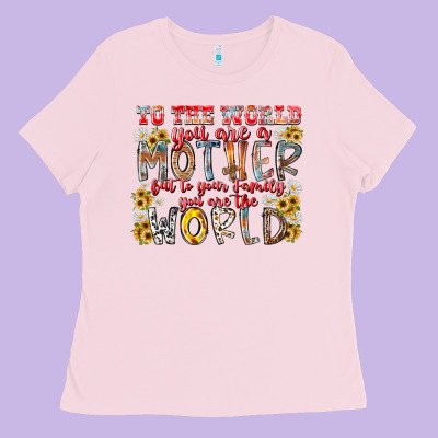 Mother World Ladies Tee Designed By Racoondesign