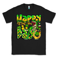 Black Happy St Patricks Rex Day Classic Tee - CowhideDigitalArt