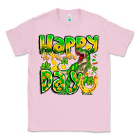 Bubblegum Pink Happy St Patricks Rex Day Classic Tee - CowhideDigitalArt