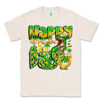 Natural Happy St Patricks Rex Day Classic Tee - CowhideDigitalArt