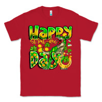 Red Happy St Patricks Rex Day Classic Tee - CowhideDigitalArt