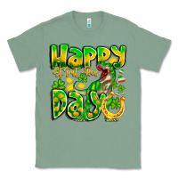 Sage Happy St Patricks Rex Day Classic Tee - CowhideDigitalArt