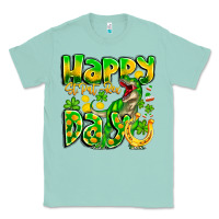 Seafoam Happy St Patricks Rex Day Classic Tee - CowhideDigitalArt