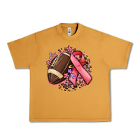 Peanut Butter breast cancer ribbon and american football Urban Heavy Tee - MaliasSmallBusiness