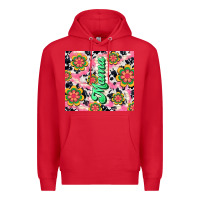 Red mama with hippie daisies Premium Hoodie - TumblerDesignByShophia