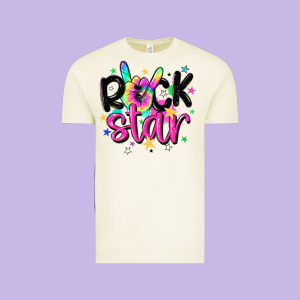 Rock Star Vintage Tee Designed By Maliassmallbusiness