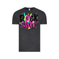 Vintage Black rock star Vintage Tee - MaliasSmallBusiness