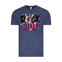 Vintage Denim rock star Vintage Tee - MaliasSmallBusiness