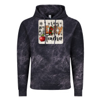 Cloud Black very merry teacher christmas coaster Vintage Hoodie - Jasminsmagicworld