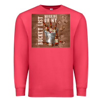 Cardinal working on my bucket list Premium Sweatshirt - TumblerDesignByShophia