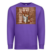 Purple working on my bucket list Premium Sweatshirt - TumblerDesignByShophia