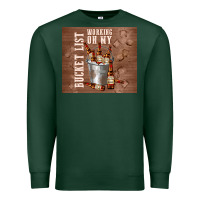 Sports Green working on my bucket list Premium Sweatshirt - TumblerDesignByShophia