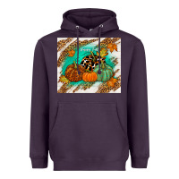 Plum happy fall Heavyweight Hoodie - TumblerDesignByShophia