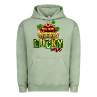 Pigment Oil Green St. Patrick's lucky one Urban Hoodie - FaDigitalArtStudio