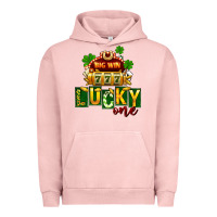 Pigment Salmon St. Patrick's lucky one Urban Hoodie - FaDigitalArtStudio