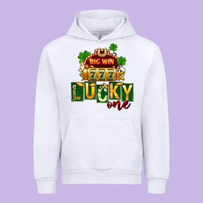 St. Patrick's Lucky One Urban Hoodie Designed By Fadigitalartstudio
