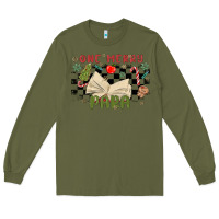 Army Green one merry para Long Sleeve Tee - MaliasSmallBusiness