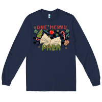 Navy one merry para Long Sleeve Tee - MaliasSmallBusiness